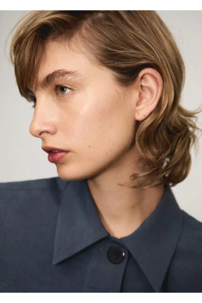 Укороченная рубашка Lyocell - 5