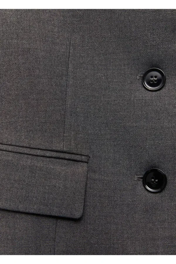 Укороченный блейзер с карманами - 5