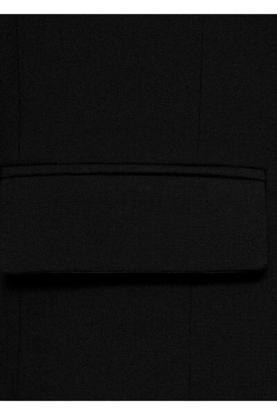 Укороченный жакет с пуговицами - 7