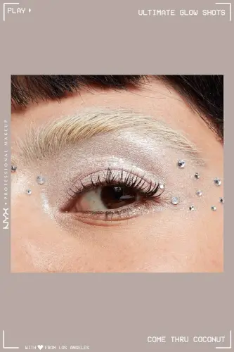 Ultimate Glow Shots Işıltılı Likit Göz Farı - 03 Come Thru Coconut - 03 Come Thru Coconut - NYX PROFESSIONAL MAKEUP (1)