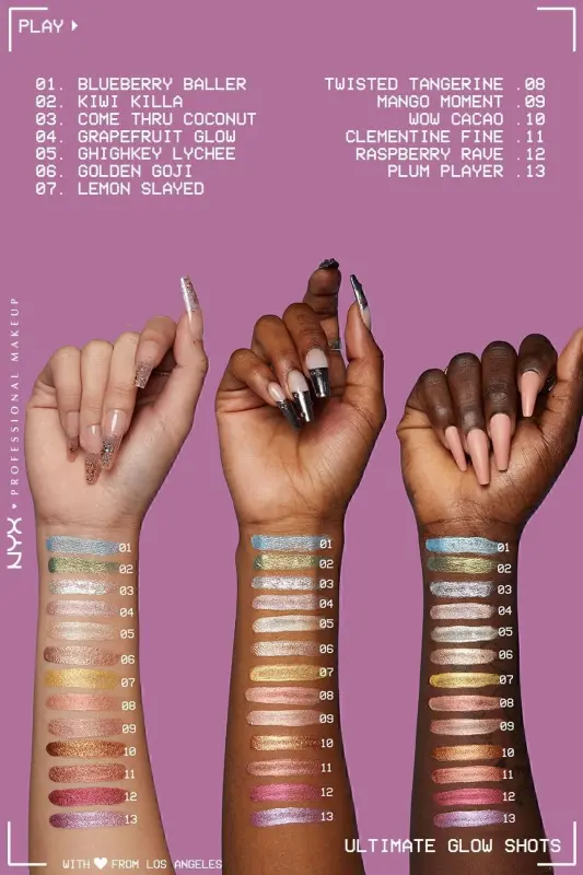 Ultimate Glow Shots Işıltılı Likit Göz Farı - 10 Wow Cacao-10 Wow Cacao - 3