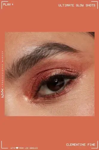 Ultimate Glow Shots Işıltılı Likit Göz Farı - 11 Clementine Fine-11 Clementine Fine - NYX PROFESSIONAL MAKEUP (1)