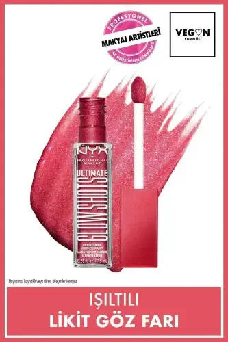 Ultimate Glow Shots Işıltılı Likit Göz Farı - 12 Raspberry Rave-12 Raspberry Rave - 1