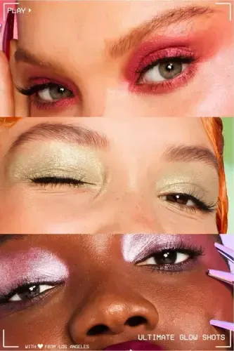 Ultimate Glow Shots Işıltılı Likit Göz Farı - 12 Raspberry Rave-12 Raspberry Rave - 4