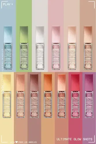 Ultimate Glow Shots Işıltılı Likit Göz Farı - 12 Raspberry Rave-12 Raspberry Rave - 6