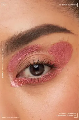 Ultimate Glow Shots Işıltılı Likit Göz Farı - 19 Strawberry Stacked - Strawberry Stacked - 4