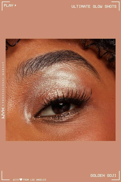 Ultimate Glow Shots Shimmer Liquid Eyeshadow - 06 Golden Goji - NYX PROFESSIONAL MAKEUP (1)