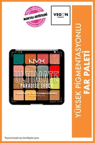 Ultimate Shadow Palette - Paradise Shock Палетка теней для век Paradise Shock 
