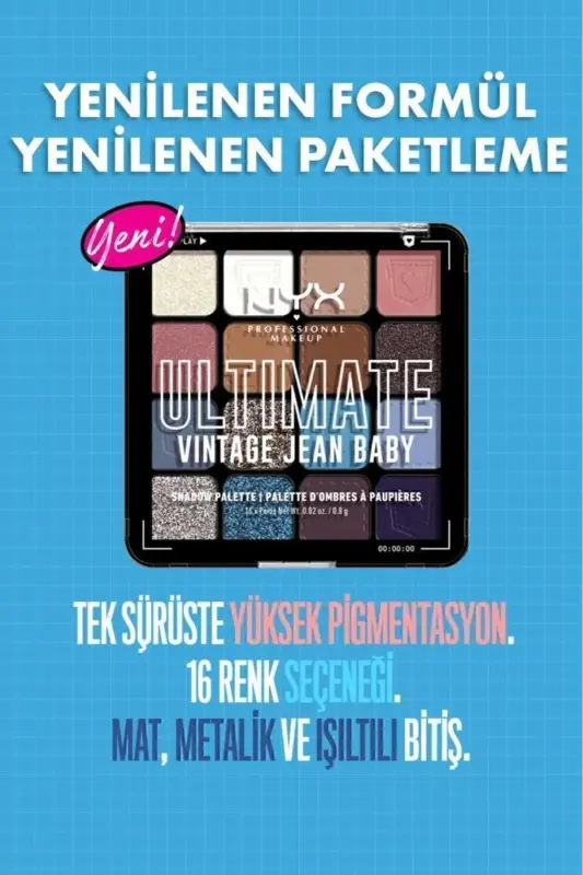Ultimate Shadow Palette - Vintage Jean Baby Ko'z Soyalari Paleti-Vintage Jean Baby - 3