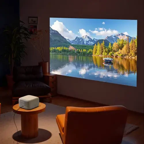 ULTIMEA 5G WiFi Full HD 1080P Decoding Portable Mini Projector with Electric Focus, TV Stick, Apollo P10 - 9