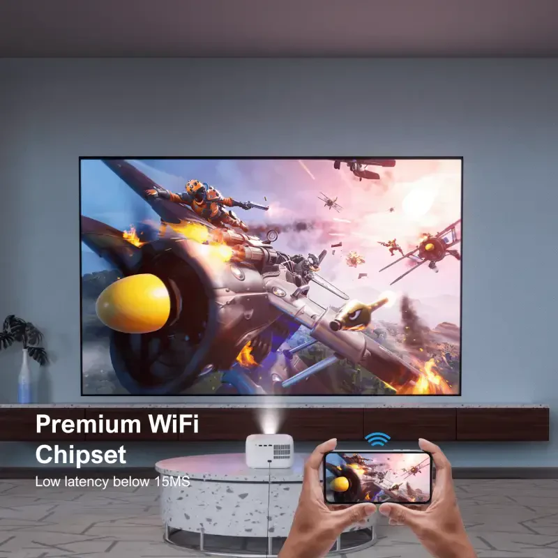 ULTIMEA 5G WiFi Full HD 1080P Декодирование Портативный Мини-Проектор с Электрическим Фокусом, ТВ-Стик, Apollo P10 - 1