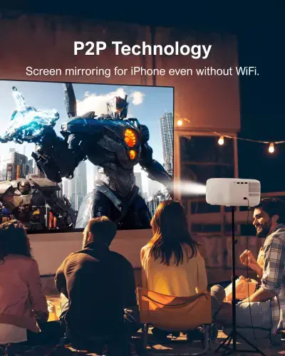 ULTIMEA 5G WiFi Full HD 1080P Dekodlash Portativ Elektr Fokusli Mini Proyektor, TV Stik, Apollo P10 - 11