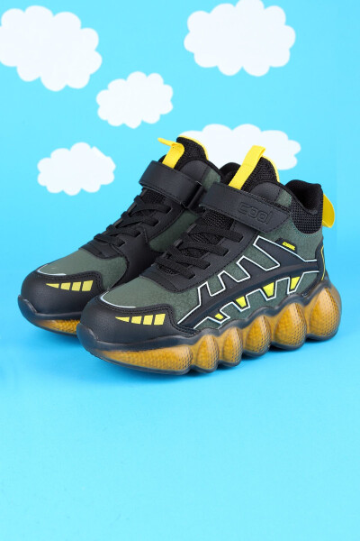 Ultra 2 Havalı Taban Ortopedik Cırtlı Erkek Çocuk Bot-Haki - VOJO (1)