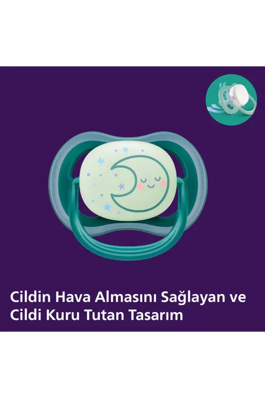 Ultra Air Gece Emziği 6-18 Ay, 2'li Erkek, SCF376/13 - 5