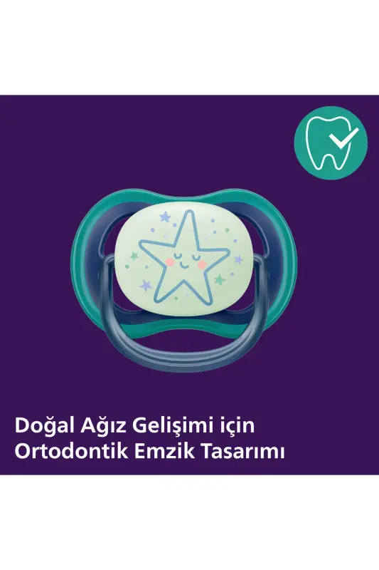 Ultra Air Gece Emziği 6-18 Ay, 2'li Erkek, SCF376/13 - 6