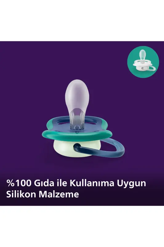 Ultra Air Gece Emziği 6-18 Ay, 2'li Erkek, SCF376/13 - 7