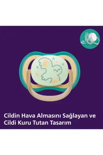 Ultra Air Night Soother 0-6 Months 2-Pack Boy Scf376/18 - 4