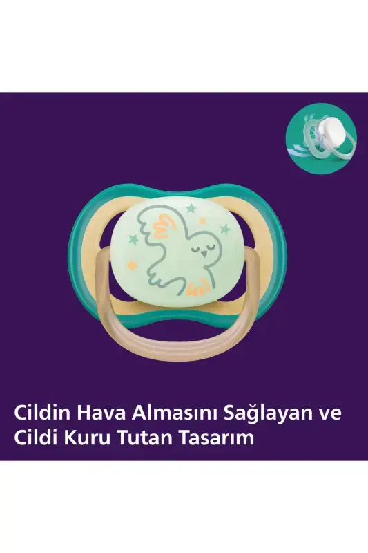 Ultra Air Night Soother 0-6 Months 2-Pack Boy Scf376/18 - 4