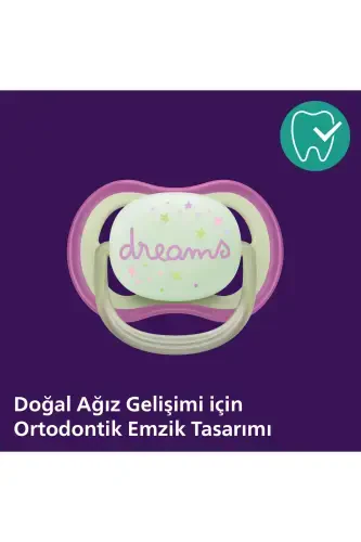 Ultra Air Night Soother 0-6 Months 2 Pack Girl Scf376/19 - 4