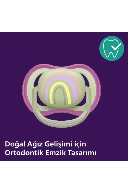 Ultra Air Pacifier 0-6 Months 2 Pack Girl Scf085/59 - 4
