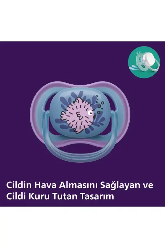 Ultra Air Pacifier 6-18 Months 2 Pack Girl Scf085/61 - 4