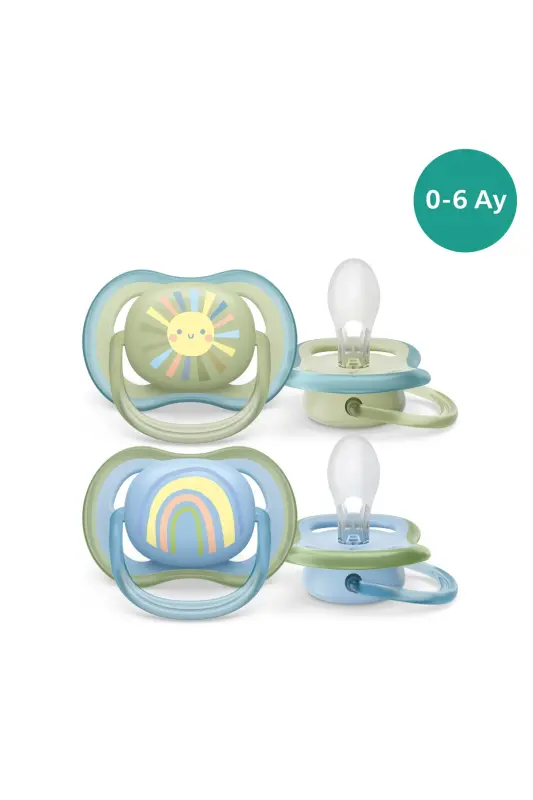 Ultra Air Соска 0-6 месяцев 2 шт. для мальчиков Scf085/58 - PHILIPS AVENT