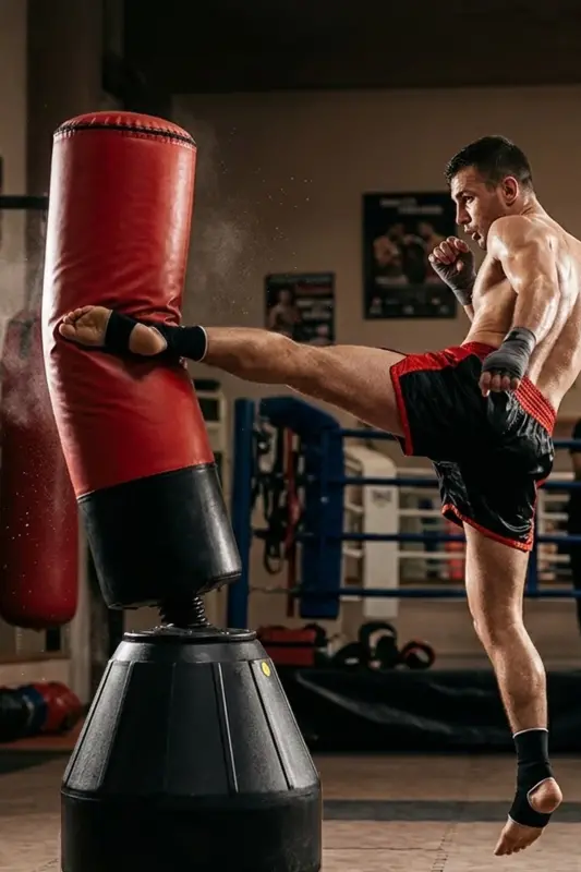 Ultra Durable Non-Tipping Springless Non-Exploding Boxing Dummy Stand - 3