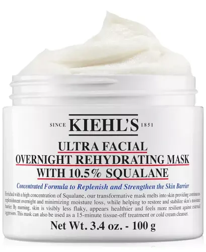 Ultra Facial Overnight Hydrating Mask With 10.5% Squalane, 3.4 oz. - KIEHL'S SINCE 1851 (1)