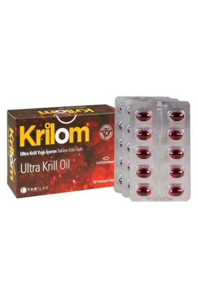 Ultra Krill Oil Dietary Supplement 30 Soft Capsules - 4