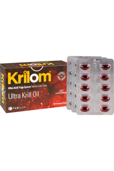 Ultra Krill Yağı Takviye Edici Gıda 30 Yumuşak Kapsül - 5