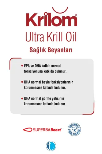 Ultra Krill Yog'i Oziq-ovqat Qo'shimchasi 30 Yumshoq Kapsula - 4