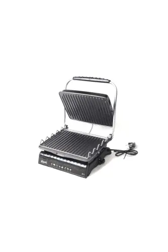 Ultra Plus Organik Temir Quyma Grill & Toaster Mashinasi Qora Grill Qo'shilmasi, Cho'tka, Yog' to'kish Idish - 5