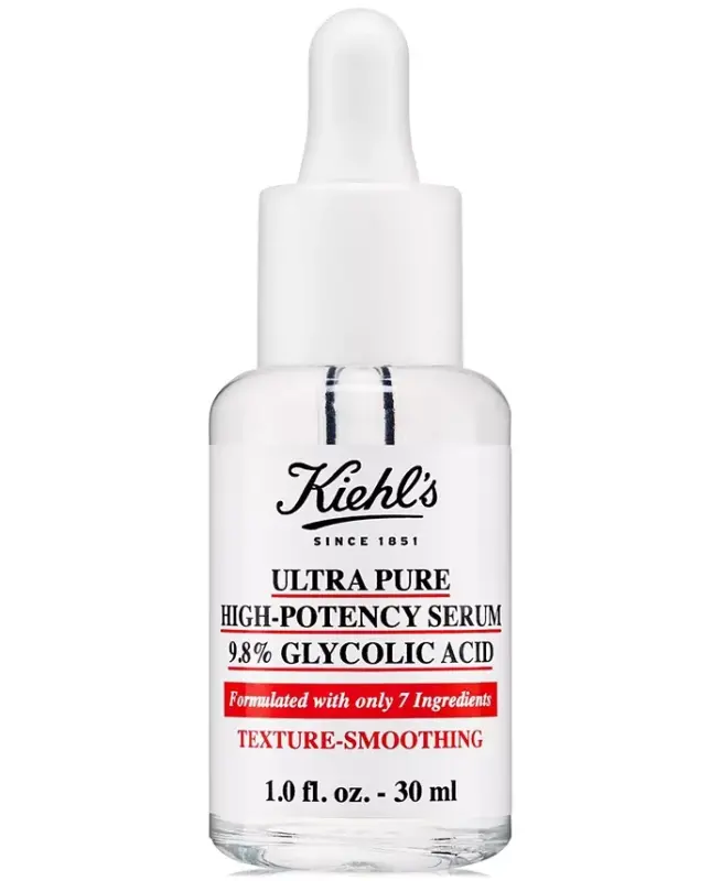 Ultra Pure High-Potency 9.8% Glycolic Acid Serum, 1 oz. - KIEHL'S SINCE 1851