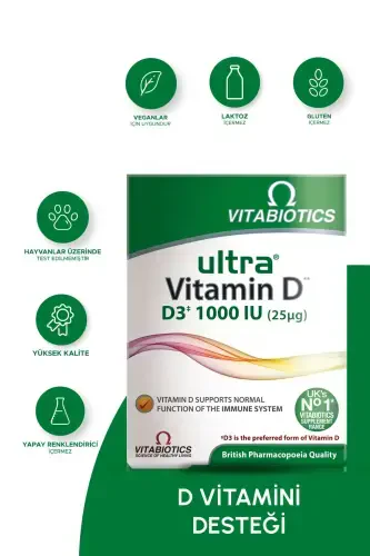 Ultra Vitamin D3 1000 IU 96 Capsules - 1
