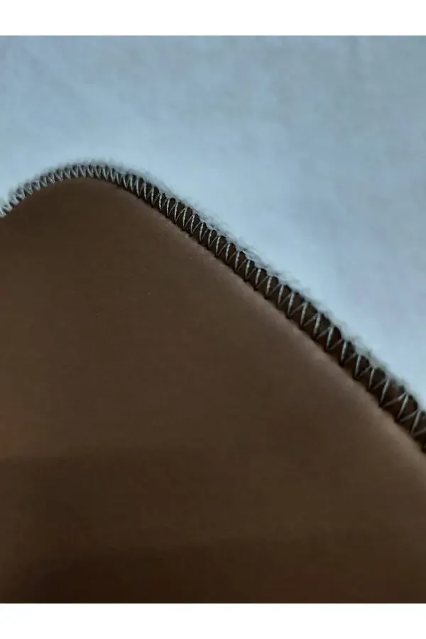 Ultrasoft Tekis Krem Rangli 3 dona hammom gilamchalari to'plami. Sirpanmaydigan taglikli, kir yuvish mashinasida yuviladigan unitaz to'plami. - 3