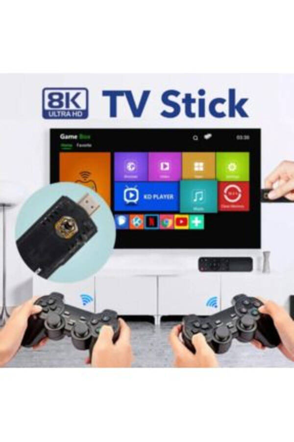 ULTRATEKNOM8PRO Mini 2.4G 10K Ultra HD 64 GB TV BOX + GAME BOX Android 12.1 TV + Game Console 2in1 - 7