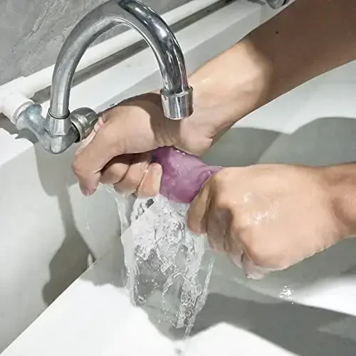 UMANI 12 Pack Kitchen Dish Cloths, Ultra Soft Absorbent Quick Drying Dish Towels, Nonstick Oil Microfiber Cleaning Cloth, Machine Washable Coral Fleece Cleaning Rags (Purple) - 2