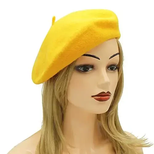 Umeepar Wool French Beret Hat for Women - 4