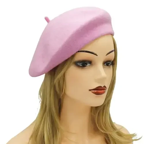 Umeepar Wool French Beret Hat for Women - 4