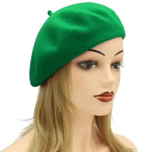 Umeepar Wool French Beret Hat for Women - 5
