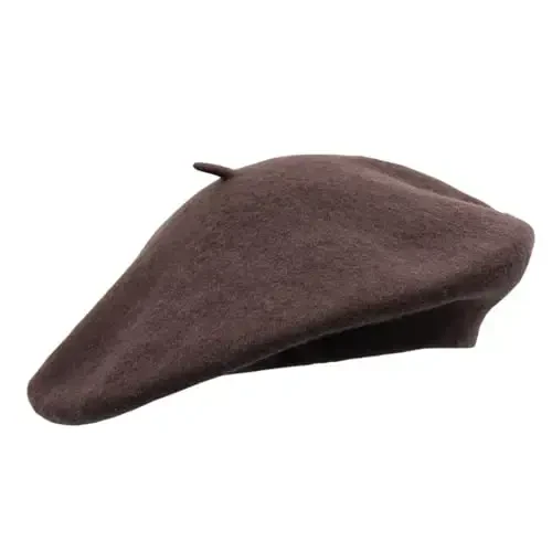 Umeepar Wool French Beret Hat for Women 