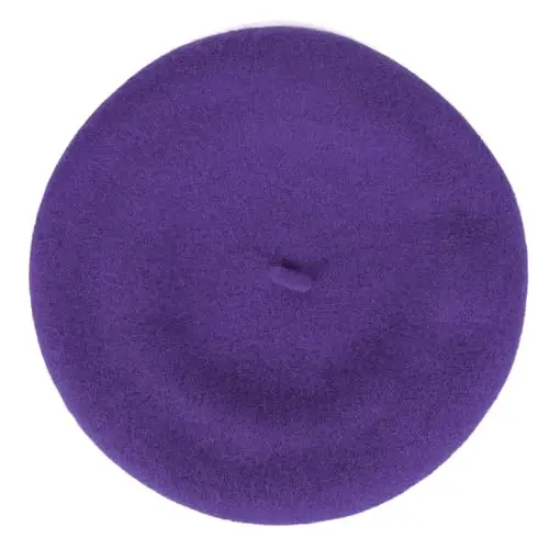 Umeepar Wool French Beret Hat for Women - 2
