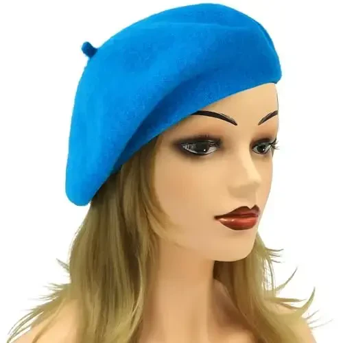 Umeepar Wool French Beret Hat for Women - 6
