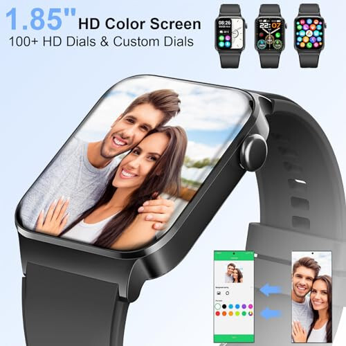 Smart Watch for Men Women(Answer/Make Call), 1.85