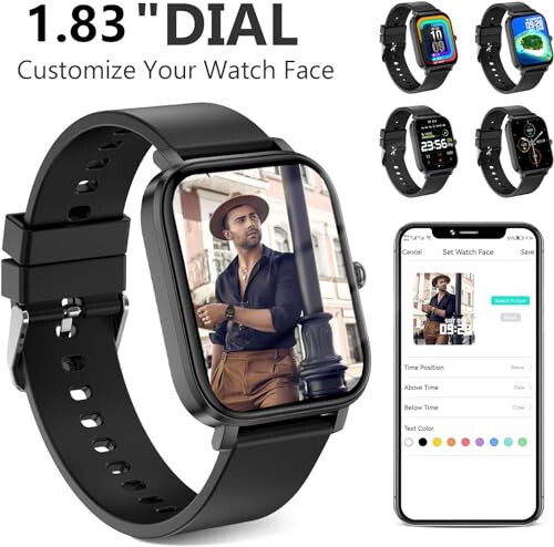 Умные часы для мужчин и женщин SmartWatch 1.83