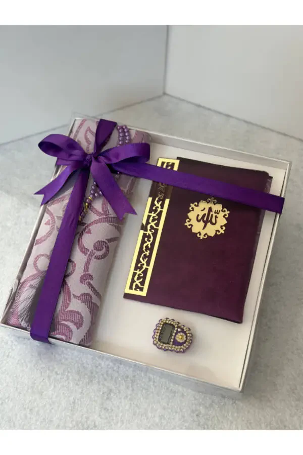 Umra va Mavlid sovg'asi namoz gilam to'plami - 2