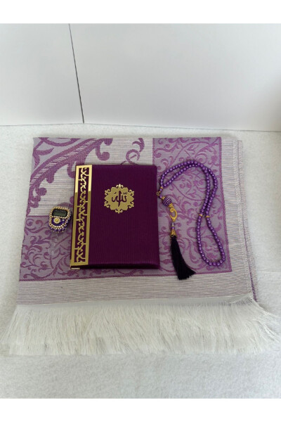 Umrah and Mawlid Gift Prayer Rug Set - 3