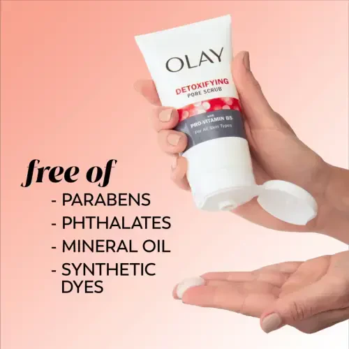 Умывалка для лица Olay, очищающее средство для глубокого очищения пор Regenerist Detoxifying Pore Scrub, скраб для лица для всех типов кожи, 5 жидких унций - 6