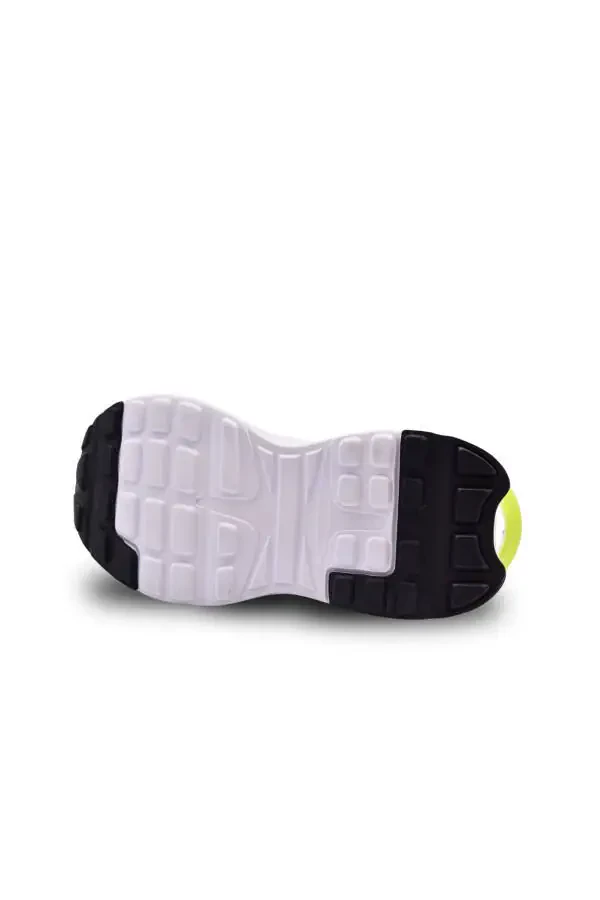 Unden Single Velcro Elastic Mesh Detailed Boys' Sports Shoes Black - 14