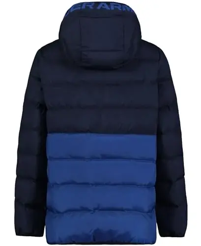 Under Armour boys Pronto Colorblock Puffer Jacket, Mid-weight, Zip Up Closure, Repels Water - 2